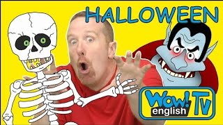 Halloween Finger Family Songs with Hide and Seek Wow English TV for Kids From Maggie And Stevetoys [upl. by Shue]