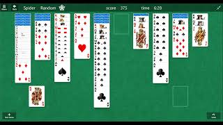 Spider Solitaire 4 Suits Random [upl. by Dieterich217]