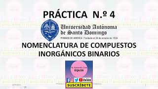 Práctica 4 lab Química Básica UASD [upl. by Yevreh]