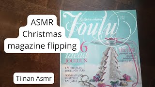 Asmr in English  Christmas magazine flipping  whispering 🤫 [upl. by Catriona]