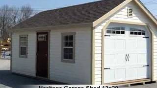 Heritage Garage 12x20 by Fox Country Sheds [upl. by Ailatan]