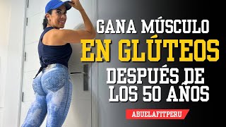 GANA MÚSCULO EN GLÚTEOS CON MÁS DE 50 años EN PARED abuelafitperu fitness gymencasa glutes [upl. by Hartmann]