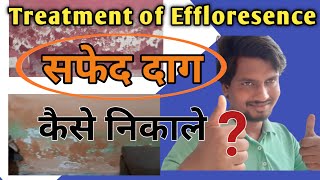 Treatment of Efflorescence in Brick work  How to Remove Efflorescence from Brick  नौनी निकाले कैसे [upl. by Gaven]