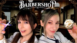 ASMR Barbería con Servicio Doble  Estilo Vintage  Colaboración ASMRconNoa [upl. by Atinej]