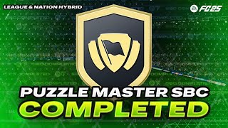 Puzzle Master SBC  League amp Nation Hybrid  Tips amp Cheap Method  EAFC 25 [upl. by Charla]