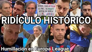 El GRAN RIDÍCULO de JOTA JORDI y LOBO CARRASCO en la HUMILLANTE ELIMINACIÓN en la EUROPA LEAGUE [upl. by Nauquf]