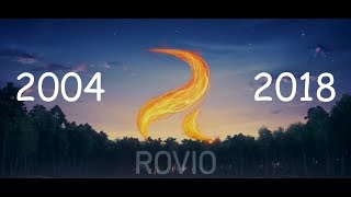 Evolution of Rovio games  58 games from 2004 to 2018 [upl. by Ordnaxela]