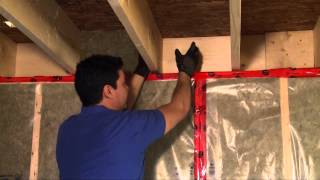 How to Insulate a Basement Header [upl. by Ilsel755]