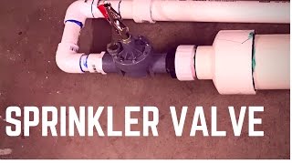 How to Modify a Sprinkler valve for an air cannon [upl. by Ahsirpac]