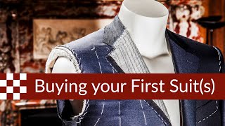 How to Build a Wardrobe  Buying Your First Suits [upl. by Dolly]