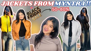 Best Budget Jackets for WinterWomenMyntra Jacket Haul 2024 [upl. by Ani]