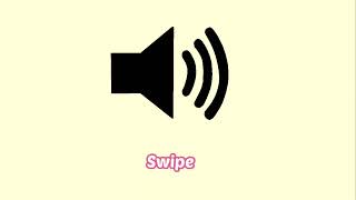 Swipe Swoosh Transition Sound Effect Part 2 [upl. by Cindie]