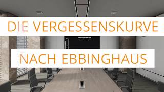 Die Vergessenskurve nach Ebbinghaus  3Danimiert mit Cinector STAGE [upl. by Ettevy853]