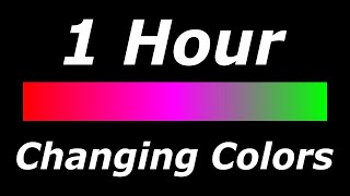 Relaxing 3 Color Changing RedPinkGreen Screen Led Lights 1 Hour [upl. by Salvador]