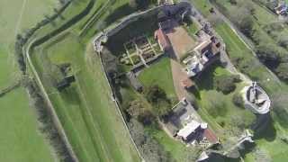 Carisbrooke Castle from the air [upl. by Ruthann]