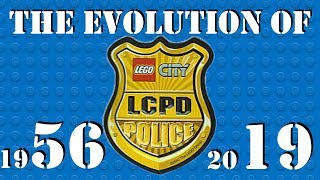 The EVOLUTION of the LEGO CITY POLICE Including Lego City 2019 [upl. by Larue]