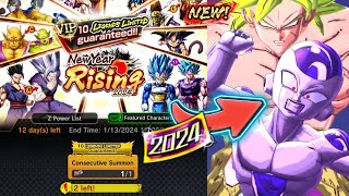 How to Get 10LF Guaranteed Vip Ticket for New Year Rising 2024 SummonDragon Ball Legends [upl. by Ruscio]