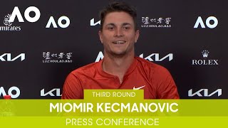 Miomir Kecmanovic Press Conference 3R  Australian Open 2022 [upl. by Esylle]