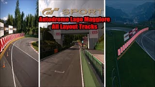 Gran Turismo Sport  Autodrome Lago Maggiore  All Layout Tracks [upl. by Henriques949]