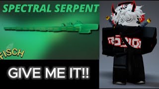 Trying To Catch a SPECTRAL SERPENT in Roblox FISCH [upl. by Nemracledairam866]