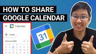 How to Share Google Calendar With Others STEPBYSTEP Tutorial [upl. by Aer]