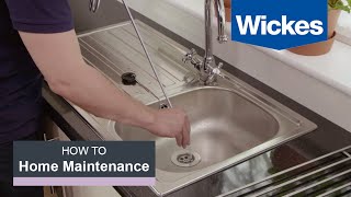 How to Fix a Blocked Sink with Wickes [upl. by Ivie]