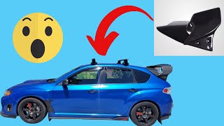 Installing a Carbon Creations VRS Wing on My 2008 Subaru WRX STI  Full DIY Guide [upl. by Sage]