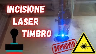 Incisione laser gomma TPU  timbro fai da te [upl. by Eniarol]