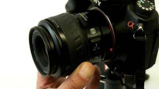 Minolta xi lenses Manual Focus handling [upl. by Ettenay]