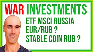 Invest in Russia WAR  RUB ETF RUSSIA Stable coin RUB [upl. by Yortal956]