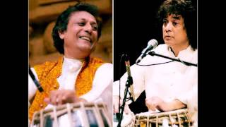 Pandit Swapan Chaudhury and Ustad Zakir Hussain Jugalbandi Audio [upl. by Lien]