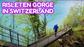 Beautiful WellHidden RISLETENSCHLUCHT Gorge In BECKENRIED SWITZERLAND [upl. by Quita]