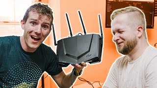 Upgrading our WORST Wifi Setup  NETGEAR Nighthawk Pro Gaming Router Showcase [upl. by Eseret]