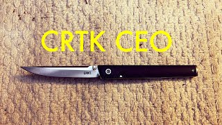 CRTK CEO Pocket Knife thelefthandedshooter99 [upl. by Amitarp]