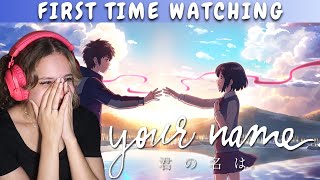 Your Name 2016 ☾ MOVIE REACTION  FIRST TIME WATCHING [upl. by Hayne352]