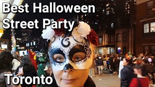 Best Halloween Street Party in The Village Toronto 2024 [upl. by Henrik]