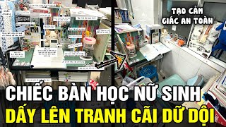 Nữ sinh thiết kế chiếc bàn học TẠO CẢM GIÁC AN TOÀN nhưng khiến dân mạng nổ ra TRANH CÃI  TÁM TV [upl. by Veron]