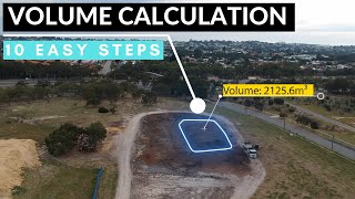 10 Steps to Calculate a Volume in Agisoft Metashape with GCPs  Aerial Surveying [upl. by Autumn]