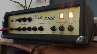 Very rare Echolette S 100 Tube Amp presenting with Vibrato 1967 [upl. by Ojytteb685]