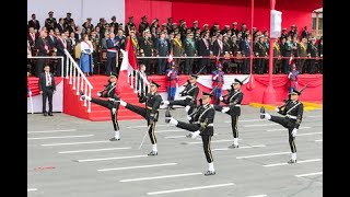 Gran Parada y Desfile Cívico Militar por el 203° aniversario de la Independencia del Perú [upl. by Plunkett2]