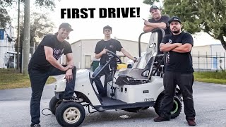 FIRST DRIVE In Our 600cc Golf Cart [upl. by Naresh]