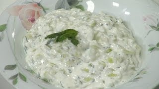 How to Make A Creamy Tzatziki Sauce [upl. by Ceevah]