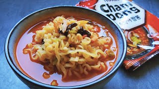 Nongshim Champong Spicy Seafood Noodle Review [upl. by Adnwahsat]