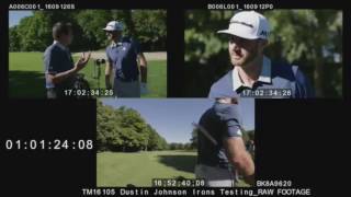 Dustin Johnson P770 and P750 Irons Testing with TaylorMade [upl. by Anairt]