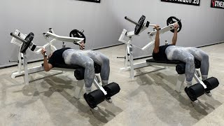 GYMEQUIPEU  Decline Chest Press Machine A3X [upl. by Frodin]