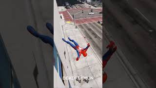 GTA 5 SpiderMan Ragdolls [upl. by Oramlub247]