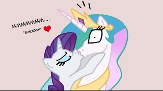 MLP Comic Dub Thankful Rarity saucy comedy  RarityCelestia [upl. by Ayela737]