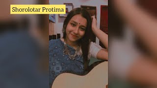 Shorolotar Protima  khalid  cover by Barisha khan [upl. by Xirdnek]