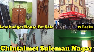 ☎️9000482786 Low Budget 48 Sq Yards House For Sale Chintalmet Suleman Nagar Tab Water Available [upl. by Artsa]