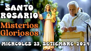 🔵SANTO ROSARIO EN LATÍN MISTERIOS GLORIOSOS Setiembre 25 2024 [upl. by Herta484]